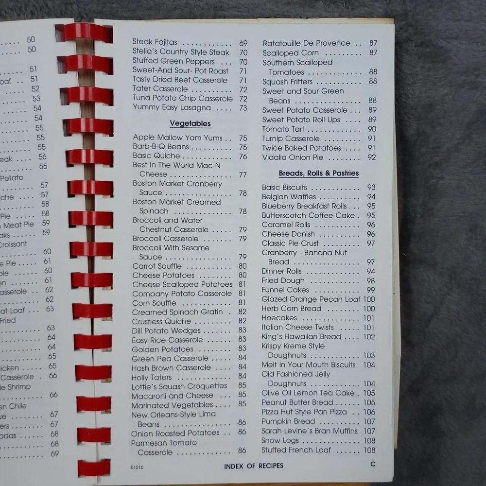 Grassy Creek United Methodist Church Cookbook State‎ Road, NC Spiral Vintage